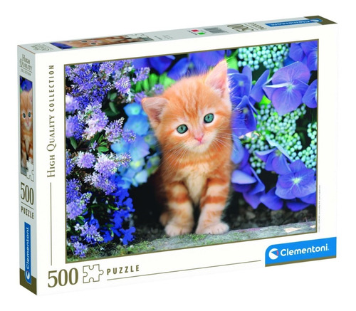 Clementoni Puzzle 500 Gringer Cat Gato Gatito Rompecabezas