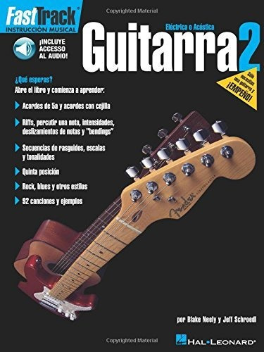 Book : Fasttrack Guitar Method - Spanish Edition - Book 2 -