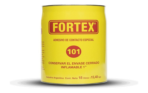 Cemento Adhesivo Contacto Especial C 101 18 Kg Fortex - Mm