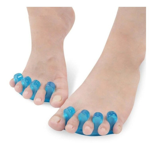 Imagem 5 de 10 de Espacador P/ Dedo Manicure E Pedicure Silicone Gel Mão Pés
