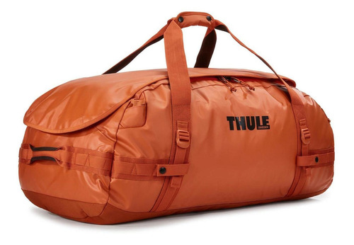Mala de viagem Thule Chasm 90l Sports Style 2 em 1 com design, cor laranja
