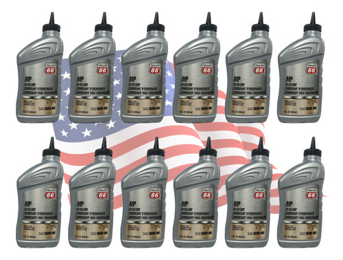 12 Pzas. Aceite Para Transmission Manual Y Engranajes.80w-90