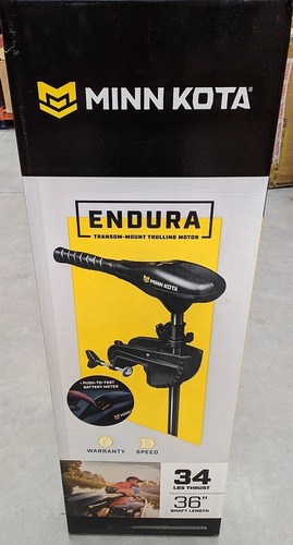 Motor Electrico Minn Kota 34lbs Endura Para Botes Canoas