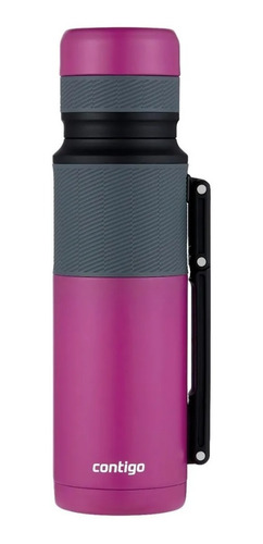 Imagen 4 de 10 de Termo Contigo 1.2 Litro Color Fucsia Con Manija Libre Bpa