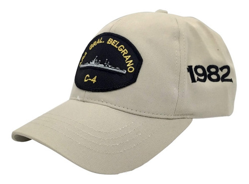 Imagen 2 de 5 de Gorra Ara General Belgrano C4 Islas Malvinas Bordada