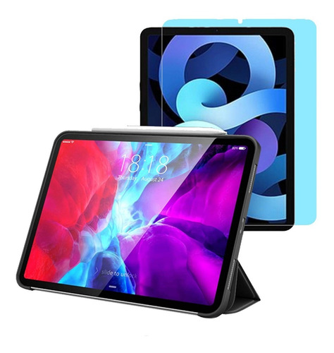 Funda Smart Cover Tpu Para iPad Pro 11 2020 Gen 2 + Vidrio