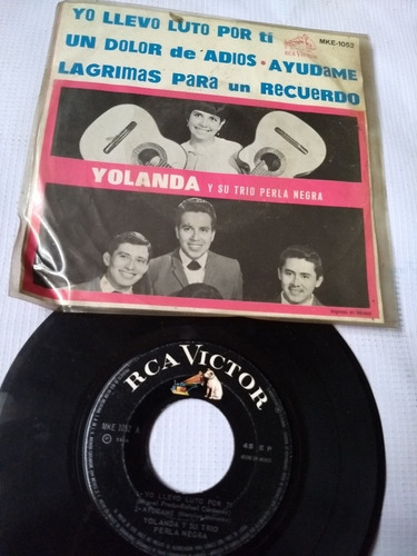 Yo Llevo Luto Por Ti Yolanda Y Su Trio Perla Negra Disco Lp 