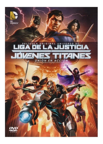 Liga De La Justicia Y Jovenes Titanes Union En Accion Dvd