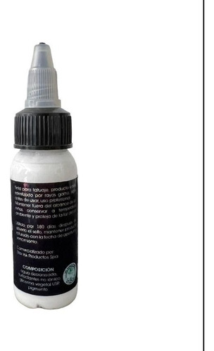 Imagen 3 de 3 de Tinta Blanca Para Tatuajes De 1 0z Stark Ink