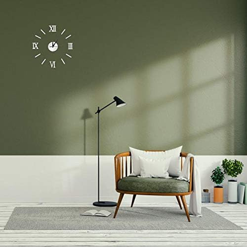 Fdit Reloj De Pared 3d Reloj De Pared Diy Impermeable Reloj