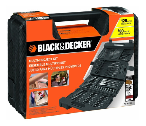 Imagen 3 de 3 de Accesorios Para Taladro Y Destorinillador De 129 Pzs