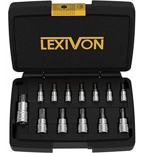 Lexivon Juego Llave Vaso Torx Aleacion Acero S2 Premium 13