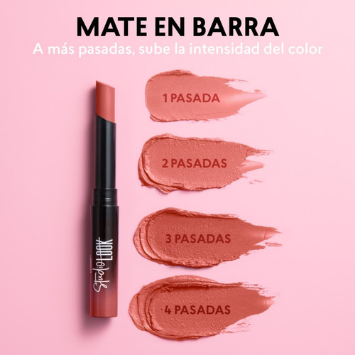 Imagen 6 de 8 de Labial Modulable Mate Studio Look - Cyzone