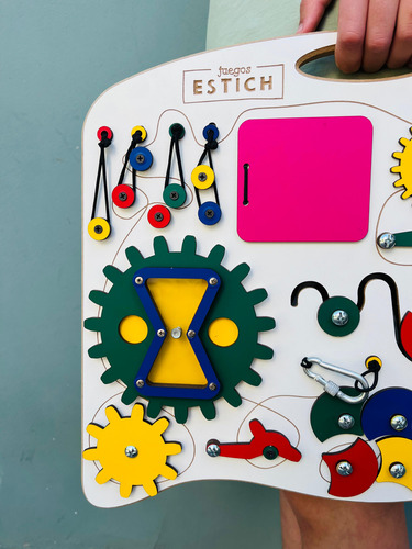 Panel Tablero Sensorial Infantil Didáctico Montessori Juegos