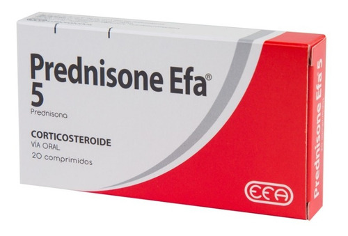 Prednisone® Efa 5 Mg X 20 Tabletas (prednisona)