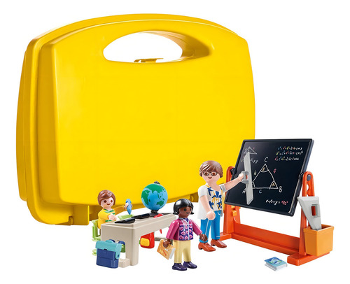 Bloques Para Armar Playmobil Maletín Grande Colegio