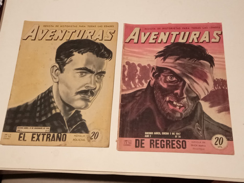 Revistas Aventuras N° 13, 14, 23, 25. Precio X 2 Nros