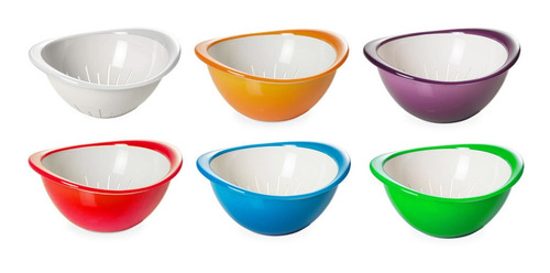 Colador Ensaladera 26cm Amarilla M1559gi Omada F. Xavi