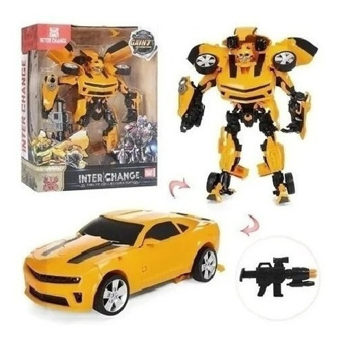 Muñeco Grande Transformers Bumblebee 25 Cms Juguetech