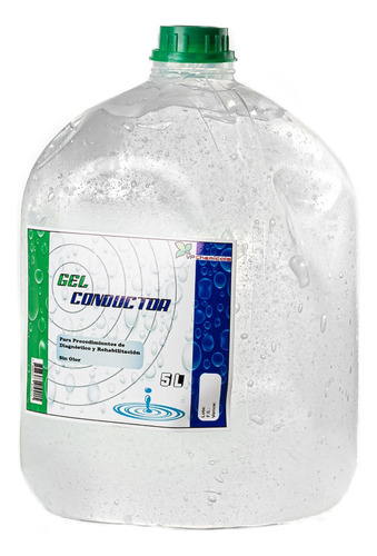 Imagen 2 de 3 de Gel Conductor Ultrasonido Incoloro 5 Litros + Dispensador