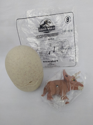 Jurassic World Triceratops  Camp Cretaceous Mcdonalds