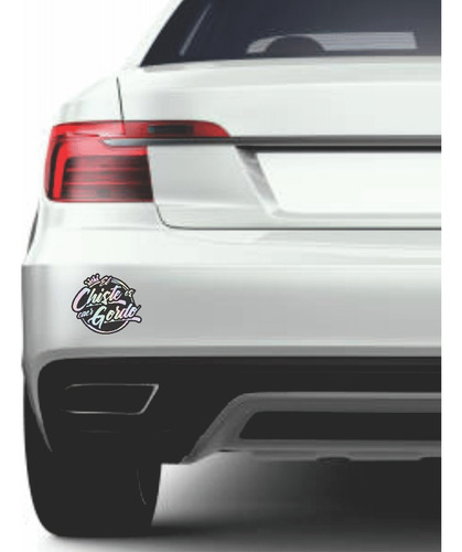 Sticker Calcomanía El Chiste Es Caer Gordo Para Auto