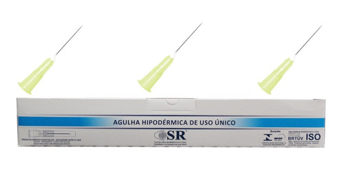 Agulha 30g Para Estética - 13mm X 0,30mm - 100 Agulhas