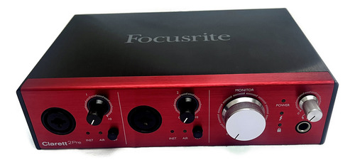 Interface De Áudio Thunderbolt Focusrite Clarett 2pre (Usado)