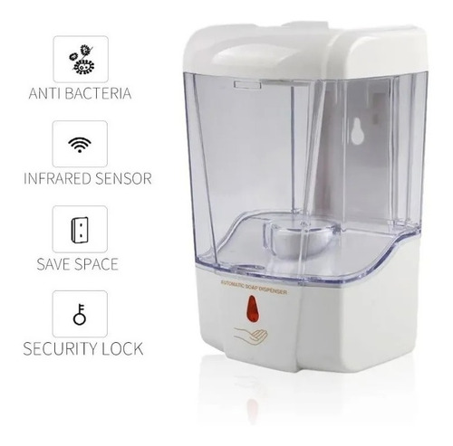 Imagen 2 de 4 de Dispensador Automatico Despachador De Gel Antibacterial