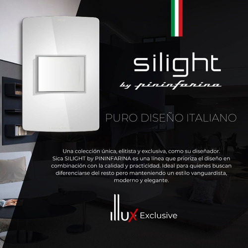 Apagador Escalera Luz Piloto 1 Punto 1 Modulo | Pininfarina Color Blanco