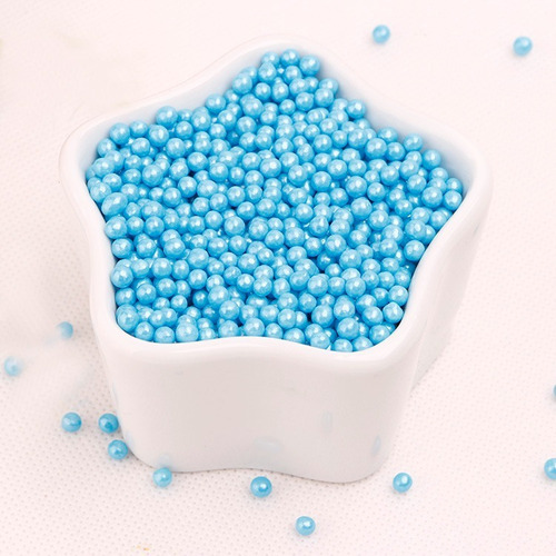 Sprinkles Perlas Comestibles Azul 4mm 50gr Reposteria