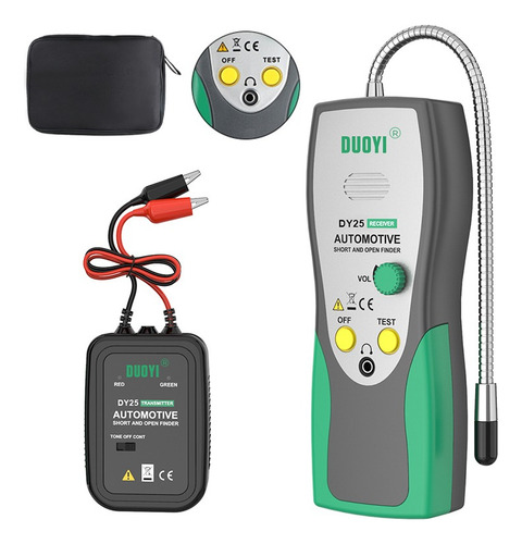 Probador de buscador de cortocircuito abierto automotriz Escáner de circuito de coche Detector de circuito CC corto abierto 6-24V Mrcartool DY25