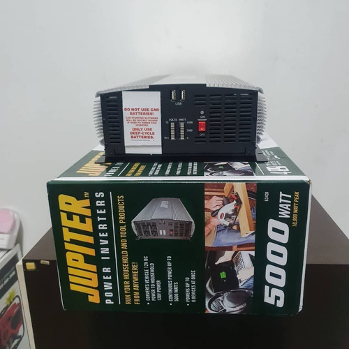 Inversor De Corriente Convertidor De 12v A 110v 5000 Watts