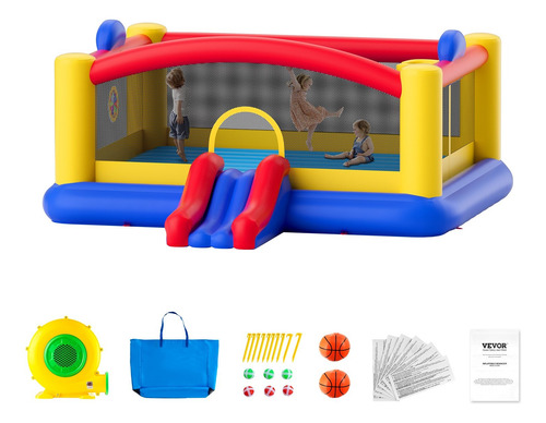 Trampolín Brincolín Inflable Niños 4.5 X 4.4 Mts