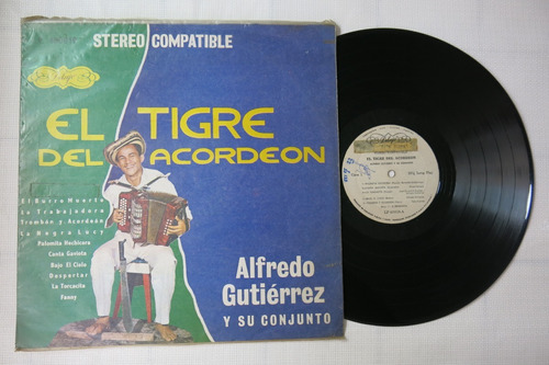 Vinyl Vinilo Lp Acetato Alfredo Gutierrez El Tigre Del Acord