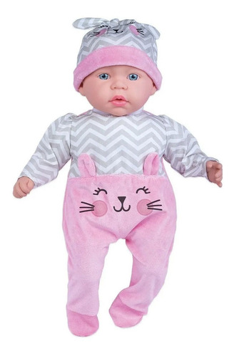 Imagem 1 de 3 de Boneca Dolls With Love Bebê Reborn Emite Sons 2407 Cotiplás