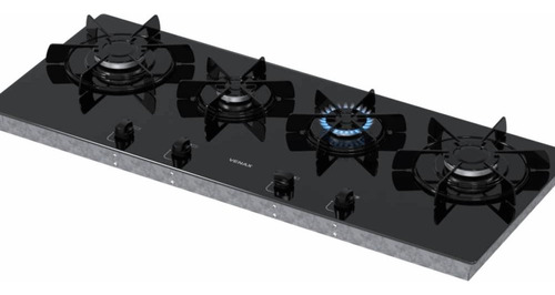 Cooktop Venax Linear Arena 4 Bocas De Embutir A Gás Bivolt