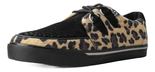 Tenis Creepers Gamuza Sneakers Leopardo Tuk A9946 Demonia