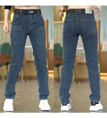 Pantalones Casuales De Verano Con Pantalones Vaqueros Ajusta