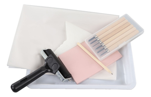 Kit De Herramientas Para Hacer Sellos De Goma, Varios Cuchil