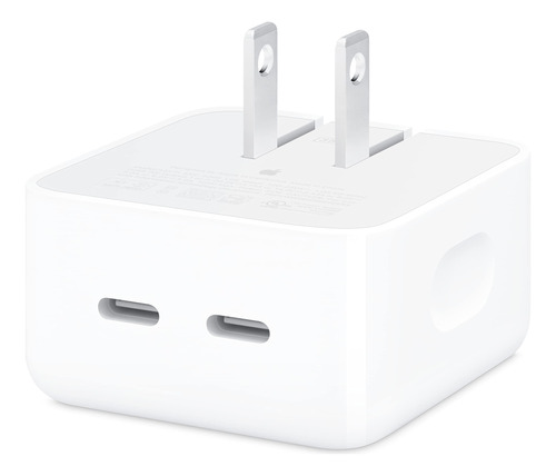 Adaptador De Corriente Apple 35w Con 2 Puertos Usb-c