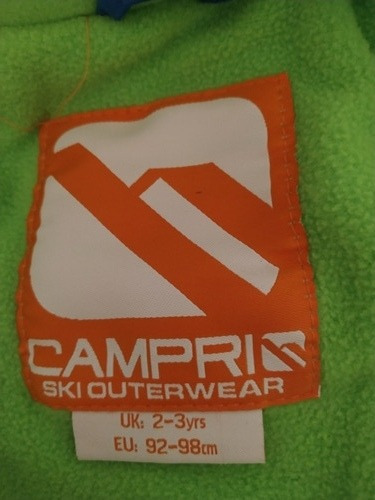 Imagen 4 de 5 de Enterito Ski Campri (europea) Talle 2-3 Años
