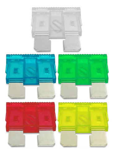 Kit 10 Fusível Automotivo Chave Teste Garra Jacaré Universal