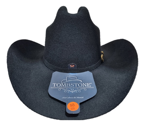 Sombrero Texana 20 X Marca Tombstone Negro Modelo Patron