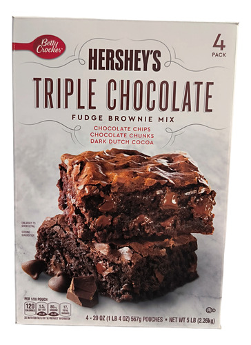 Hershey's, Mezcla Para Brownie, 4 Pack. 2,26 Kg. Importado 
