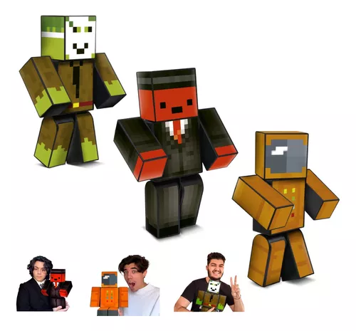 Boneco Kadu Turma do Problems - Pequeno - 25cm - Minecraft - Algazarra