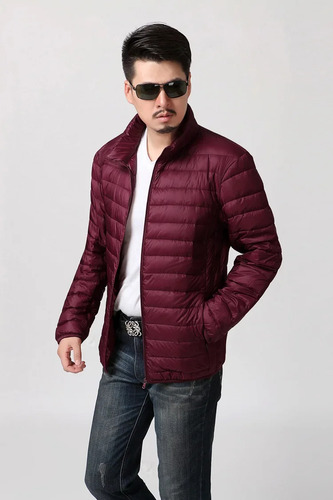 Chaqueta De Invierno De Algodón Con Cuello Alto Y Abrigo Cál