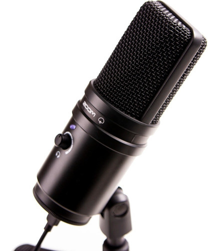 Micrófono Usb Para Podcasting Y Streaming Zoom Zum-2 Color Negro