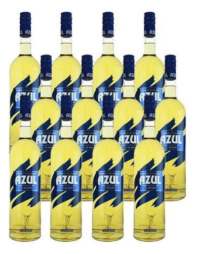 Caja De 12 Tequila Centenario Azul Reposado De 700 Ml