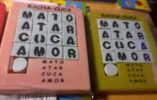 1 Jogo Racha Cuca Quebra Cabeça Letra Crianças 3 Anos